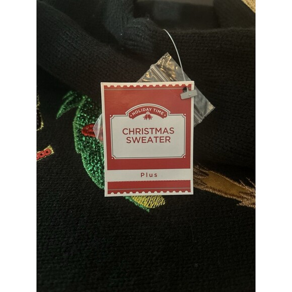 Feliz Navidad Ugly Christmas Sweater Womens Size 1X Holiday Time Christmas New - Picture 7 of 10